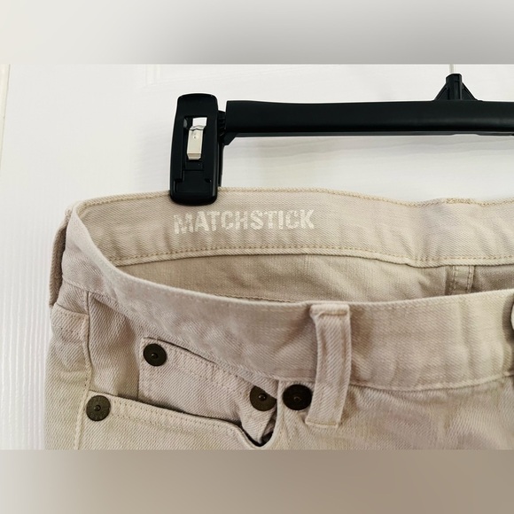 J. Crew ecru Matchstick Capri jeans- Size 30 - Picture 5 of 6